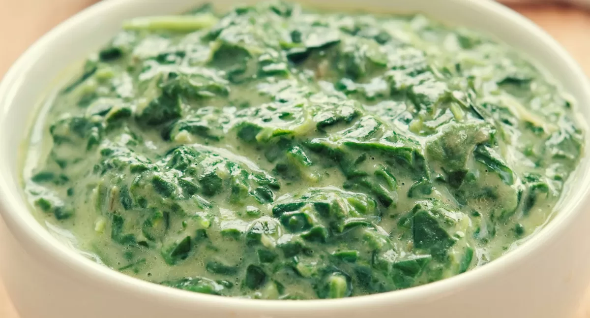 Historical Creamed Spinach