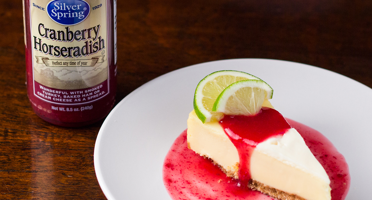 View Cranberry Horseradish Cheesecake Gallery - Image 1 Cranberry Horseradish Cheesecake