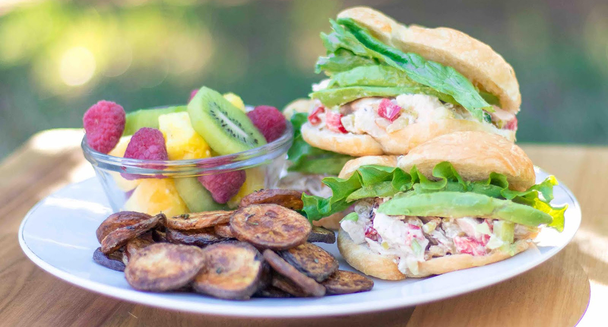 View Mini Applewood Chicken Salad Sandwiches Gallery - Image 1 Mini Applewood Chicken Salad Sandwiches