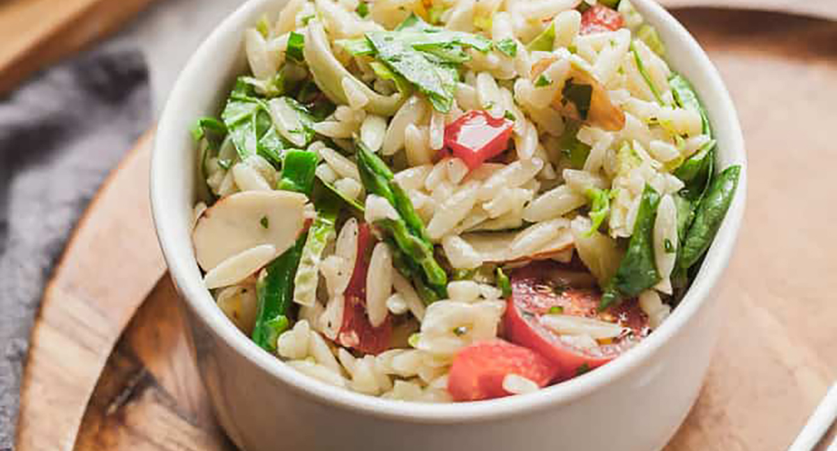 View Vegan Orzo Pasta Salad Gallery - Image 1 Vegan Orzo Pasta Salad