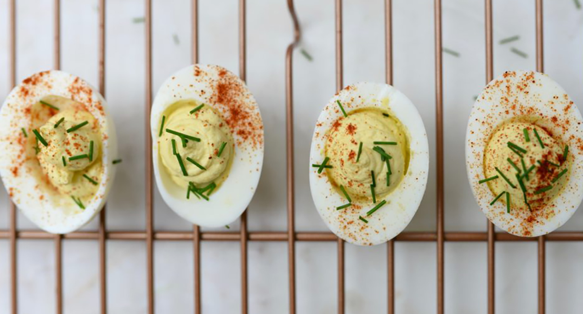 Horseradish Deviled Eggs