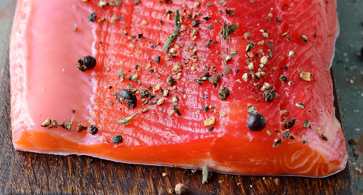 View Beet Horseradish Cured Salmon Gallery - Image 1 Beet Horseradish Cured Salmon