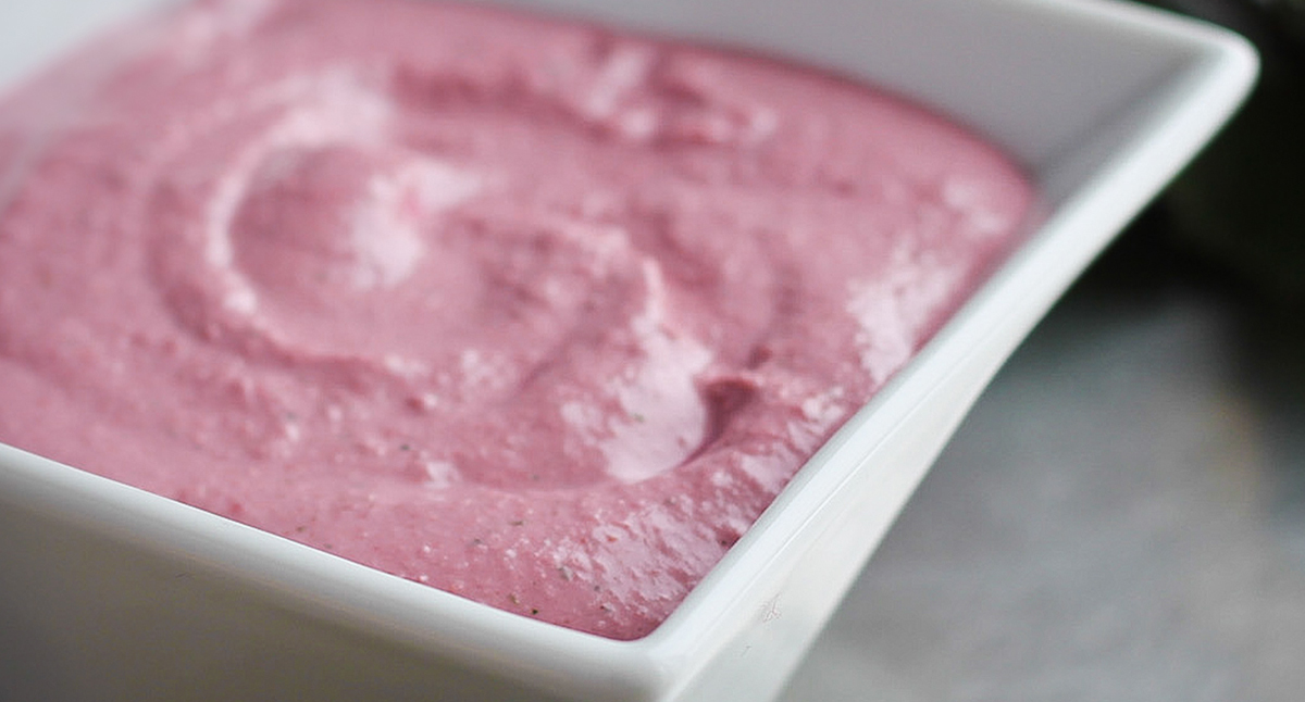 View Aromatic Beet Spread with Yogurt and Roasted Garlic Gallery - Image 1 Aromatic Beet Spread with Yogurt and Roasted Garlic