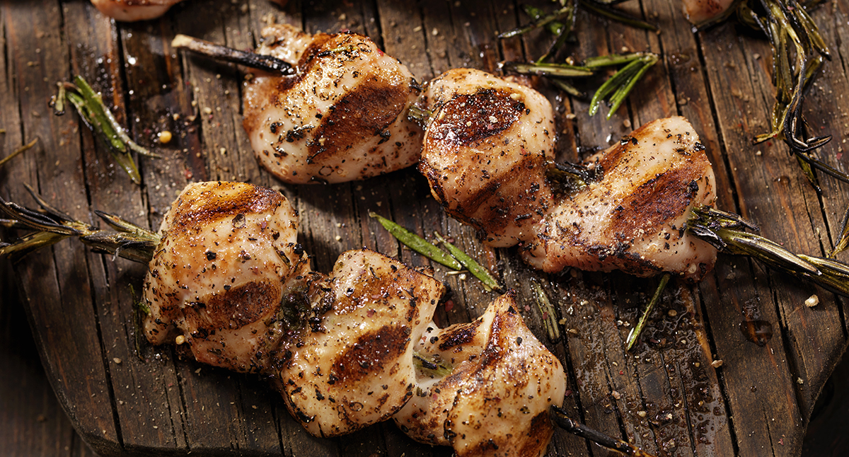 View Grilled Satay Chicken with Honey Mustard Marinade Gallery - Image 1 Grilled Satay Chicken with Honey Mustard Marinade