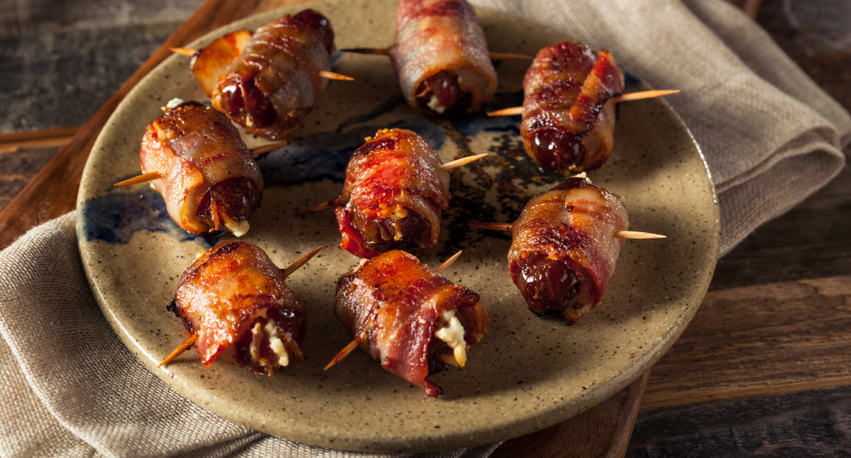 View Bacon-Wrapped Dates Gallery - Image 1 Bacon-Wrapped Dates