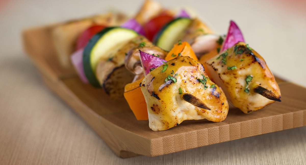 View Grilled Chicken Kebabs Gallery - Image 1 Grilled Chicken Kebabs