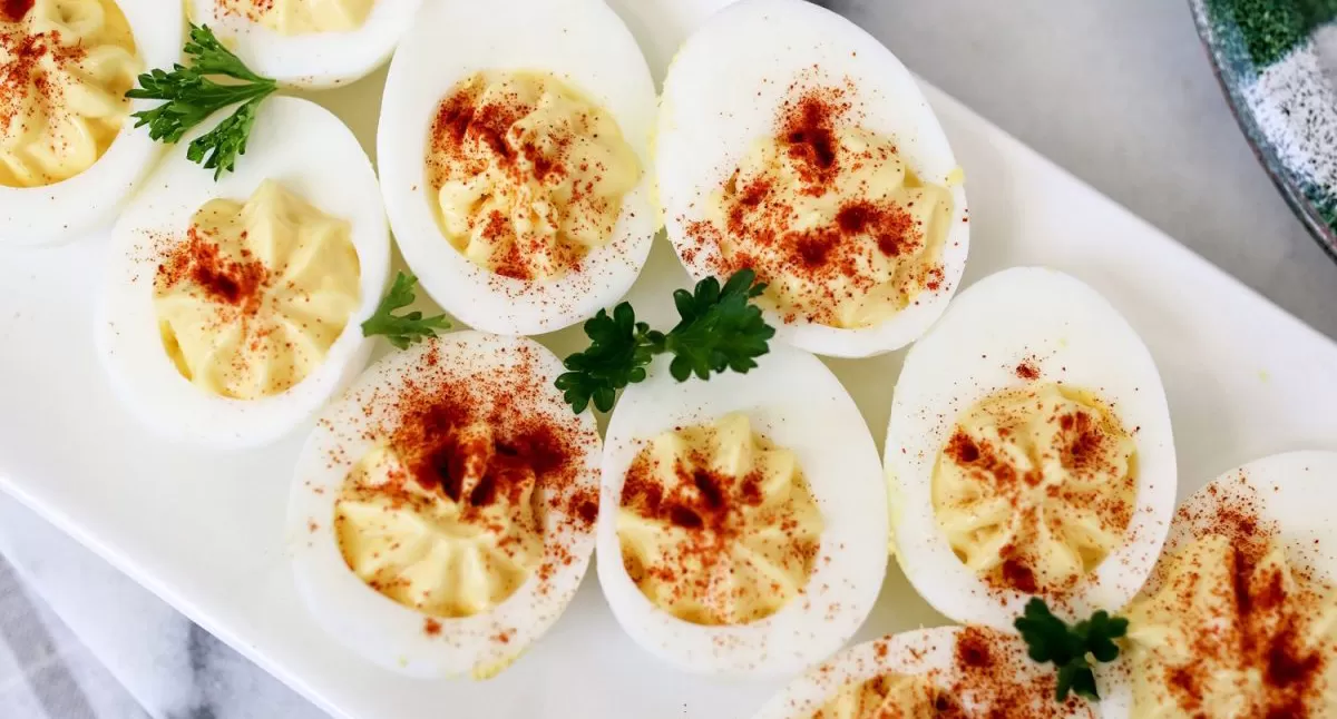 Sassy Deviled Eggs