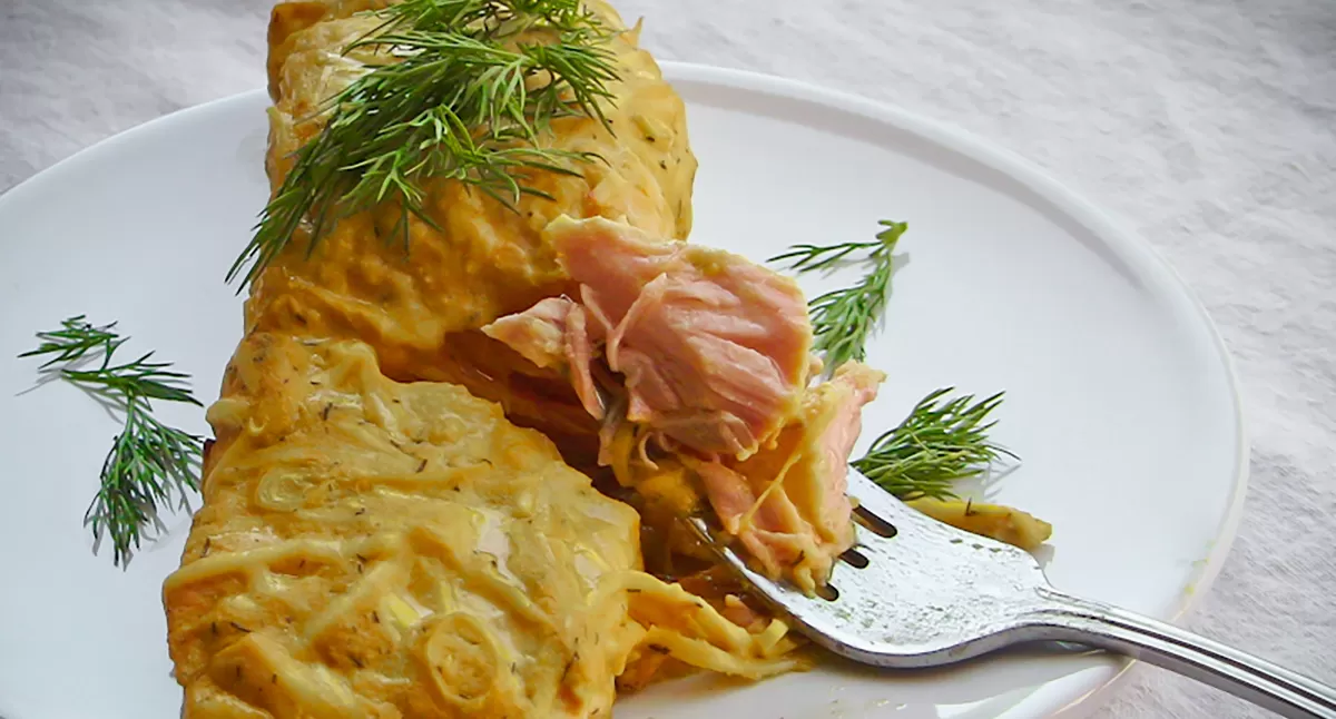 View Dilled Parmesan Salmon Gallery - Image 1 Dilled Parmesan Salmon