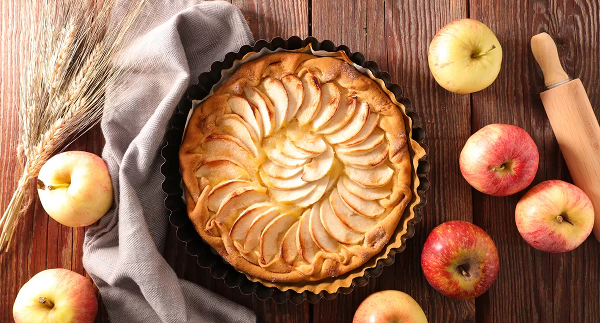 Apple Tart with Walnut-Horseradish Frangipane