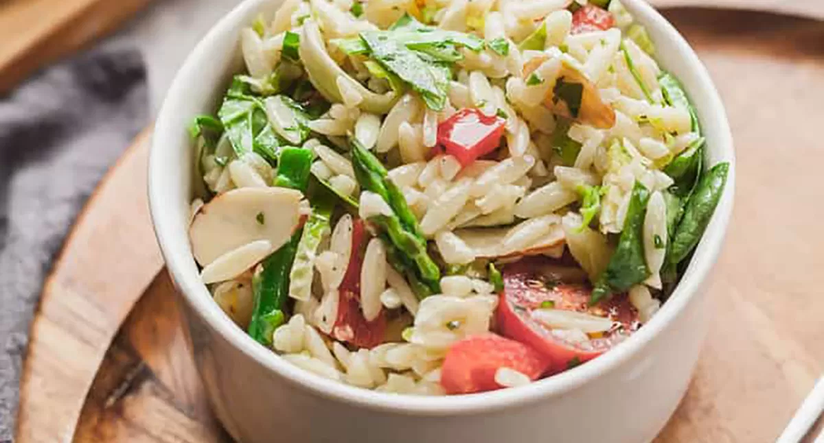 Vegan Orzo Pasta Salad