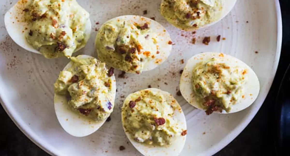 Avocado Deviled Eggs