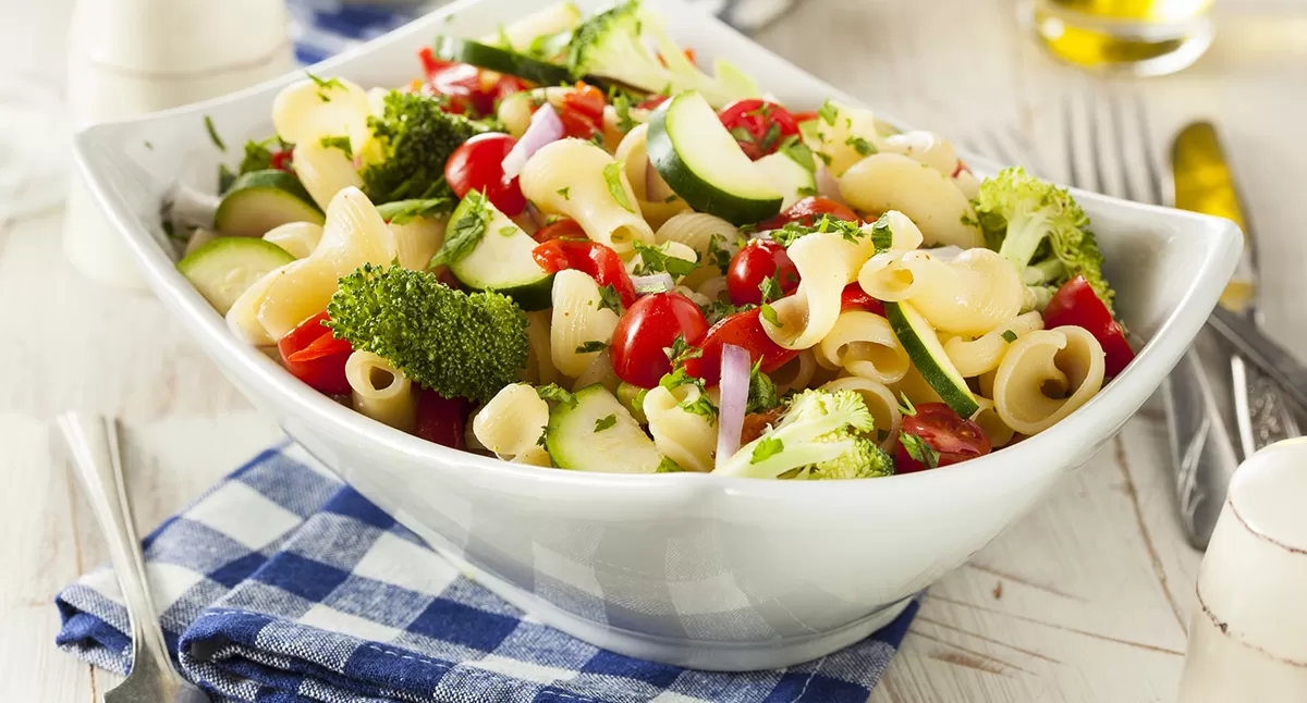 Bloody Mary Pasta Salad