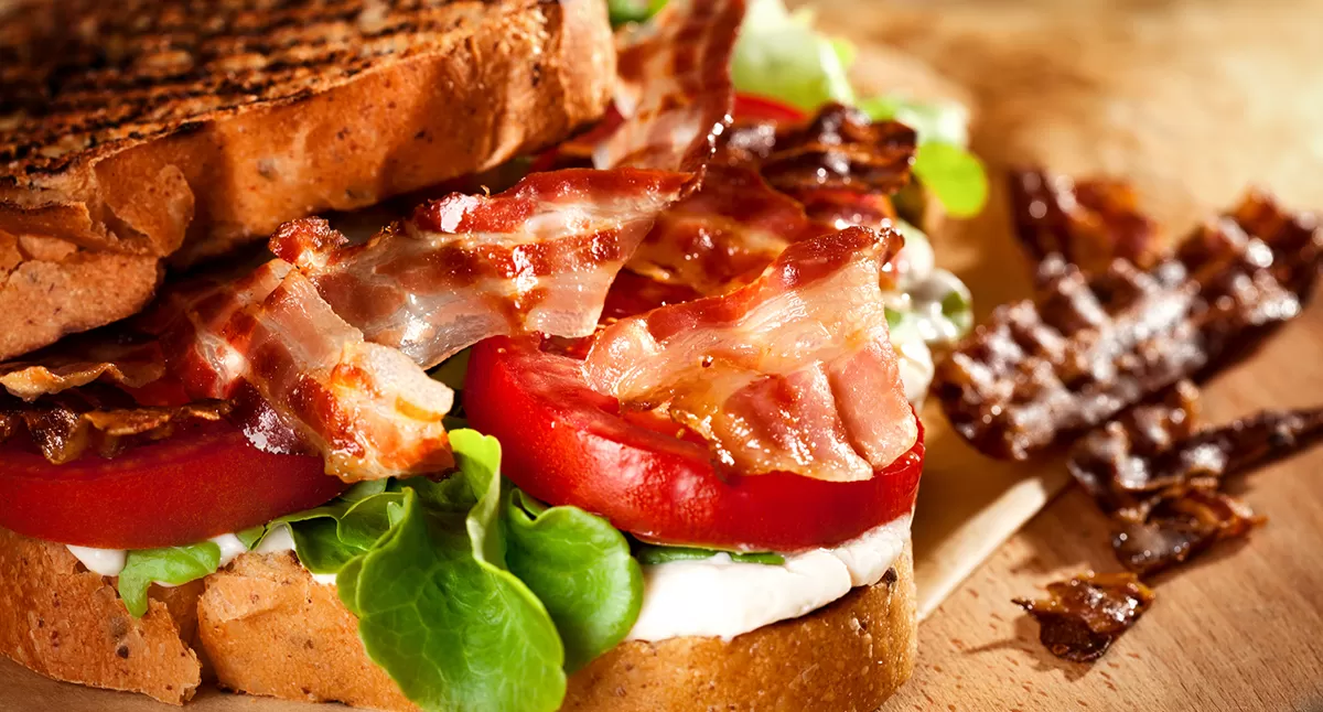 BLTs with Horseradish Sauce