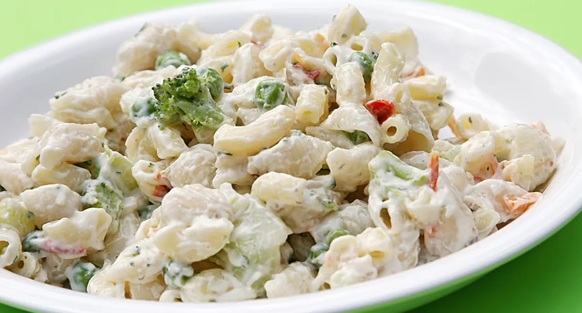 Spicy Horseradish Pasta Salad