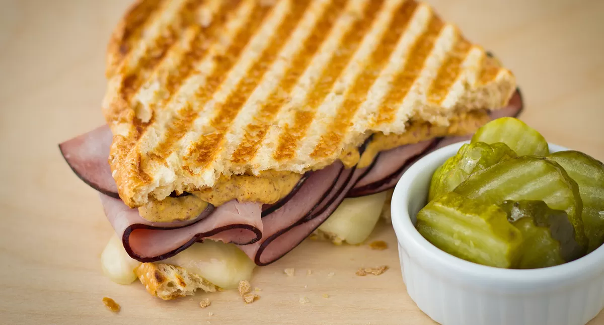 Ham and Swiss Panini