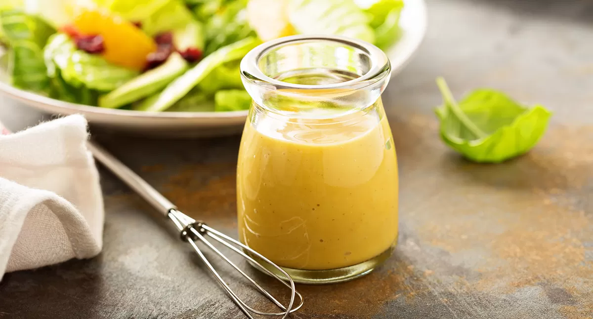 Salad with Honey Dijon Vinaigrette