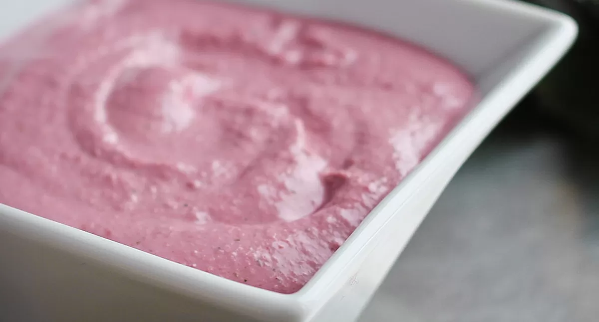 Aromatic Beet Spread with Yogurt and Roasted Garlic