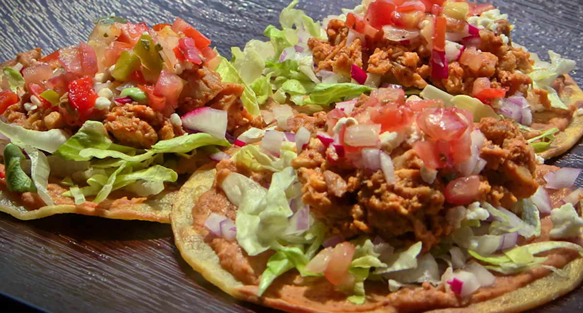 Chicken Tostadas