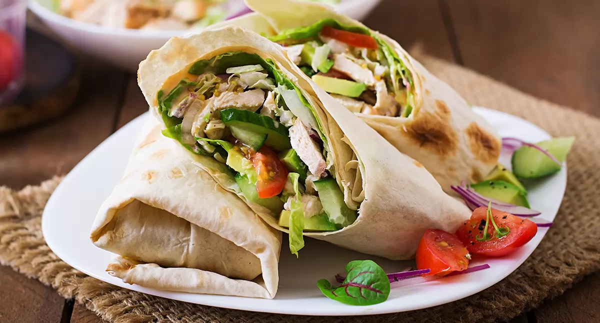 View BBQ Chicken Wrap Gallery - Image 1 BBQ Chicken Wrap