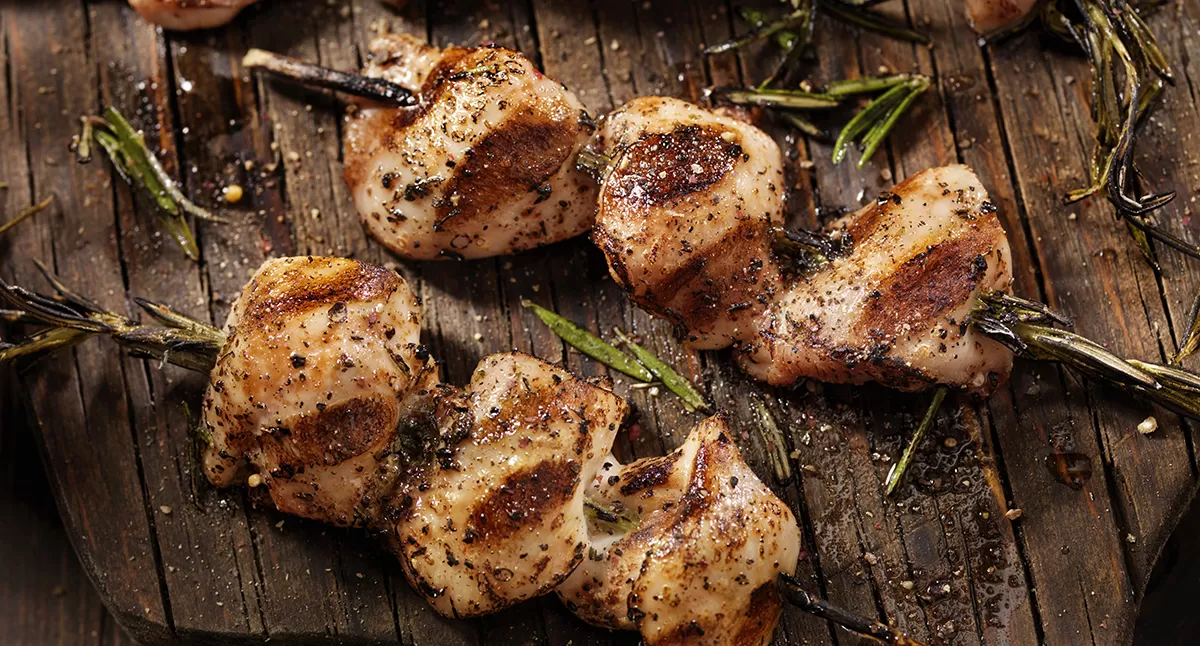 View Grilled Satay Chicken with Honey Mustard Marinade Gallery - Image 1 Grilled Satay Chicken with Honey Mustard Marinade