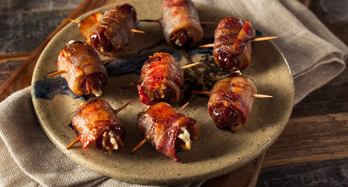 Bacon-Wrapped Dates