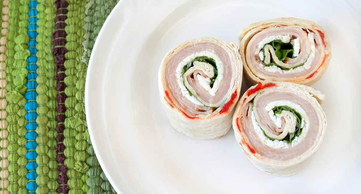 Turkey Rolls with Cranberry Horseradish