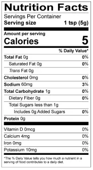 Nutrition Facts