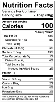 Nutrition Facts