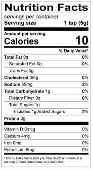 Nutrition Facts