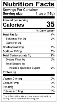 Nutrition Facts