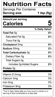 Nutrition Facts