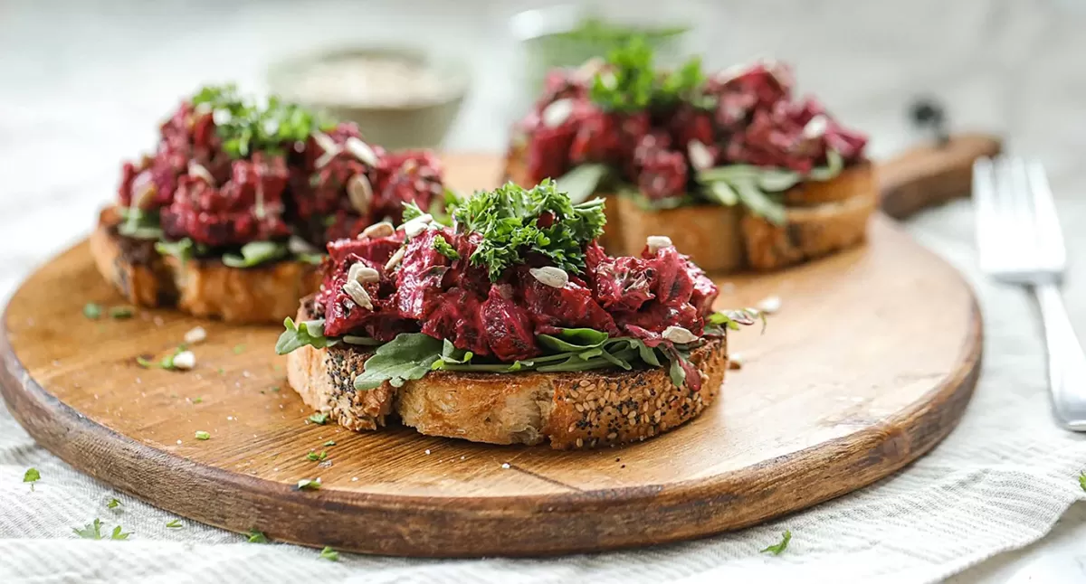 Roasted Beet Toast