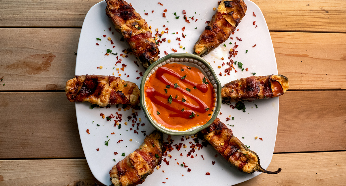 View Sweet & Spicy Horseradish Jalapeno Poppers Gallery - Image 1 Sweet & Spicy Horseradish Jalapeno Poppers