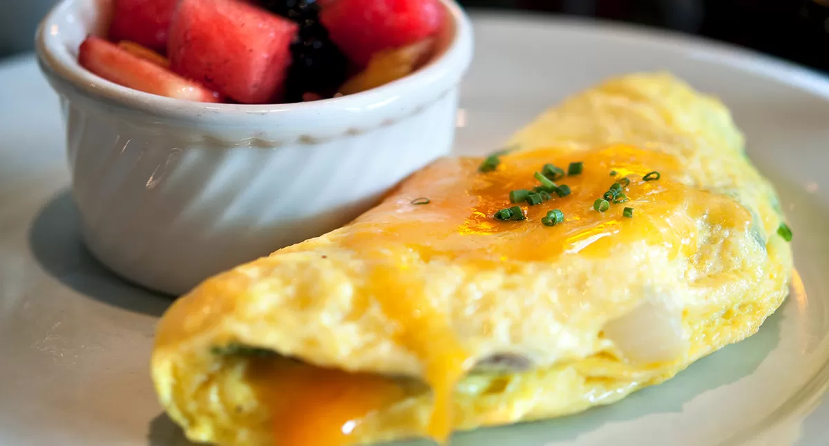 Three Cheese Horseradish Omelet