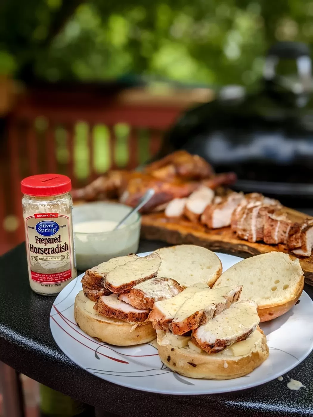 Smoked Turkey Sandwiches with White Sauce