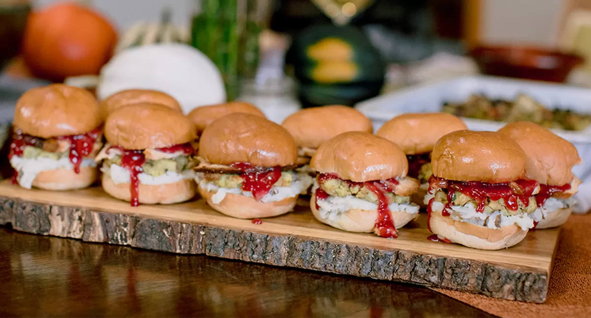 Turkey Cranberry Sliders