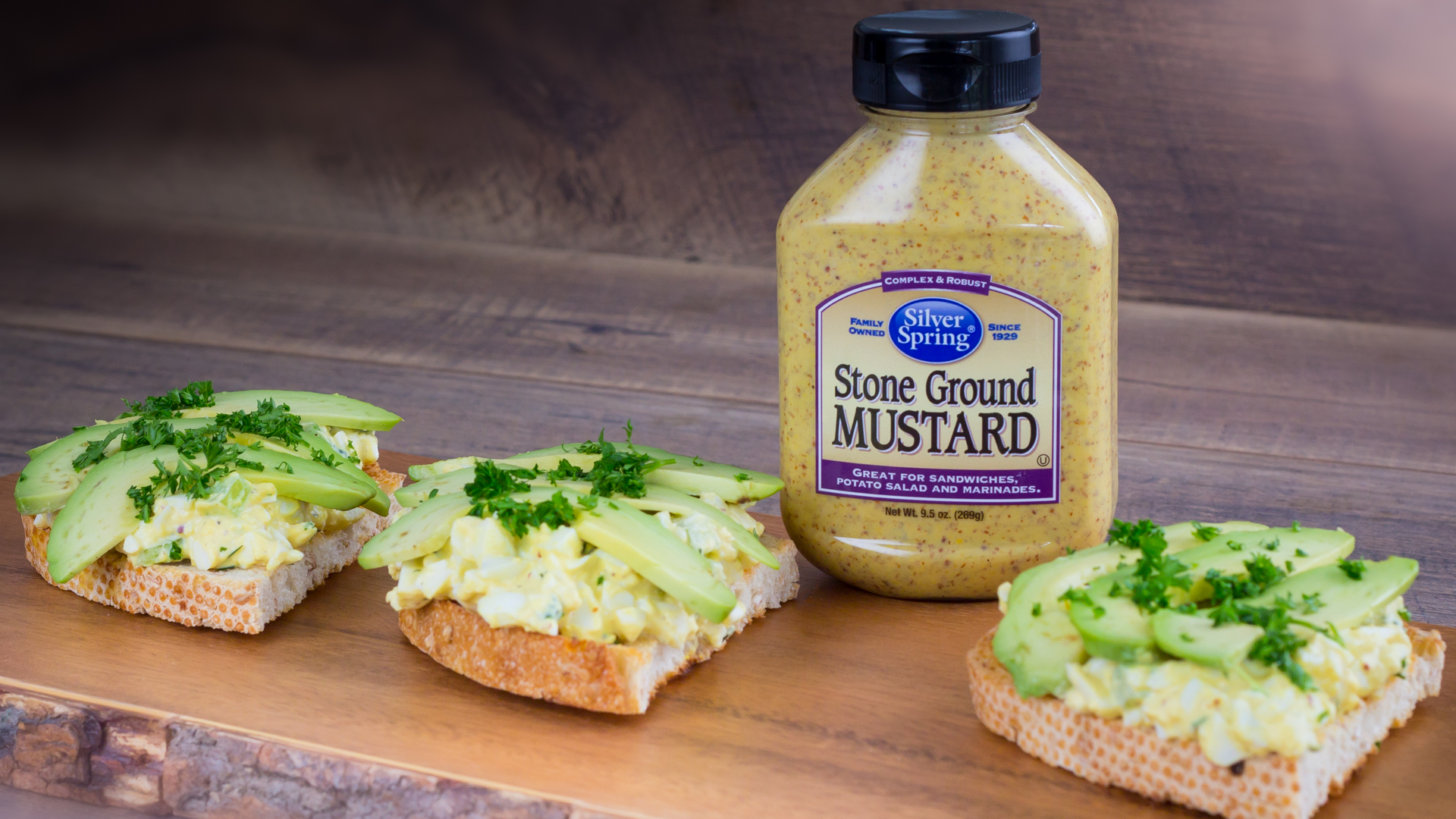 View Zinged Up Egg Salad with Stone Ground Mustard Gallery - Image 1 Zinged Up Egg Salad with Stone Ground Mustard