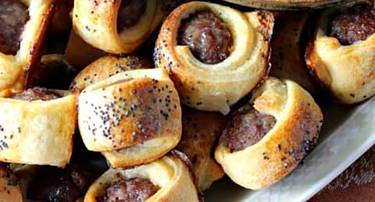 View Bratwurst Bites with Beer'n Brat Mustard Gallery - Image 1 Bratwurst Bites with Beer'n Brat Mustard
