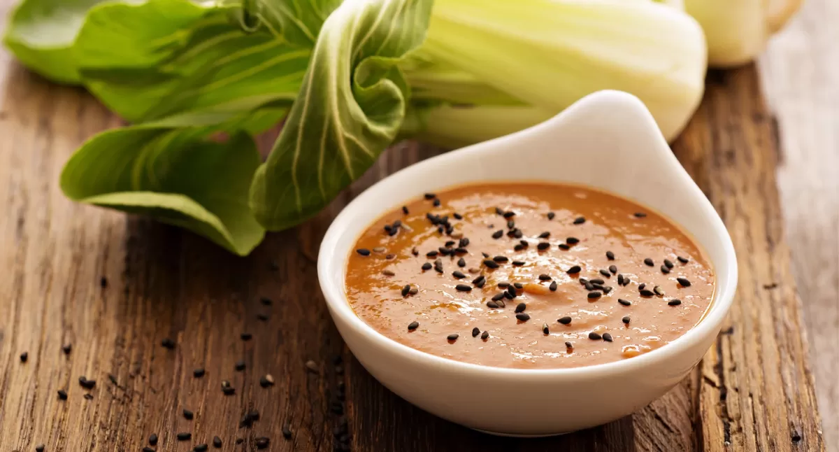 View Creamy Sriracha Ginger Dressing & Dipping Sauce Gallery - Image 1 Creamy Sriracha Ginger Dressing & Dipping Sauce