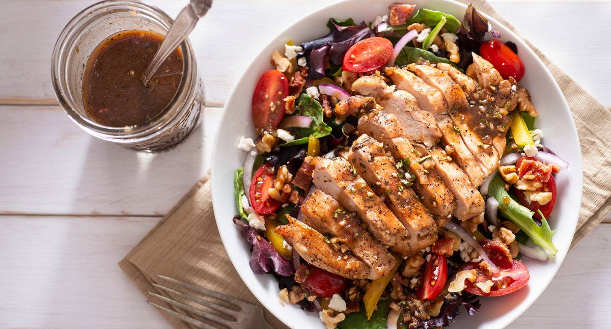Herbed Mustard and Balsamic Chicken Salad