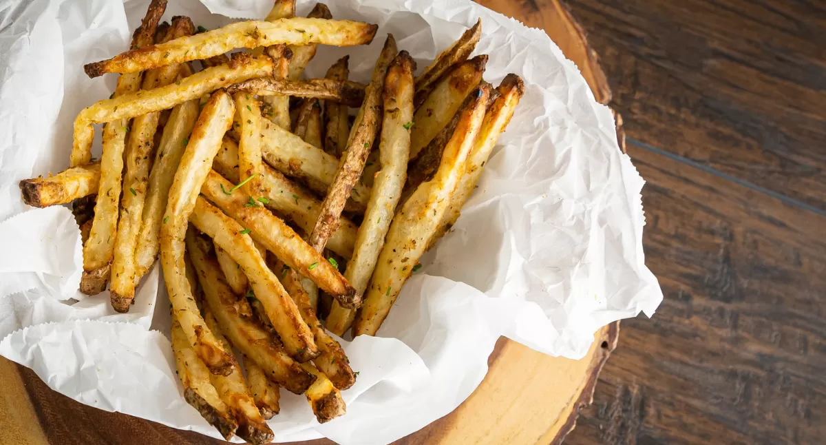 Garlic, Herb, and Horseradish French Fries