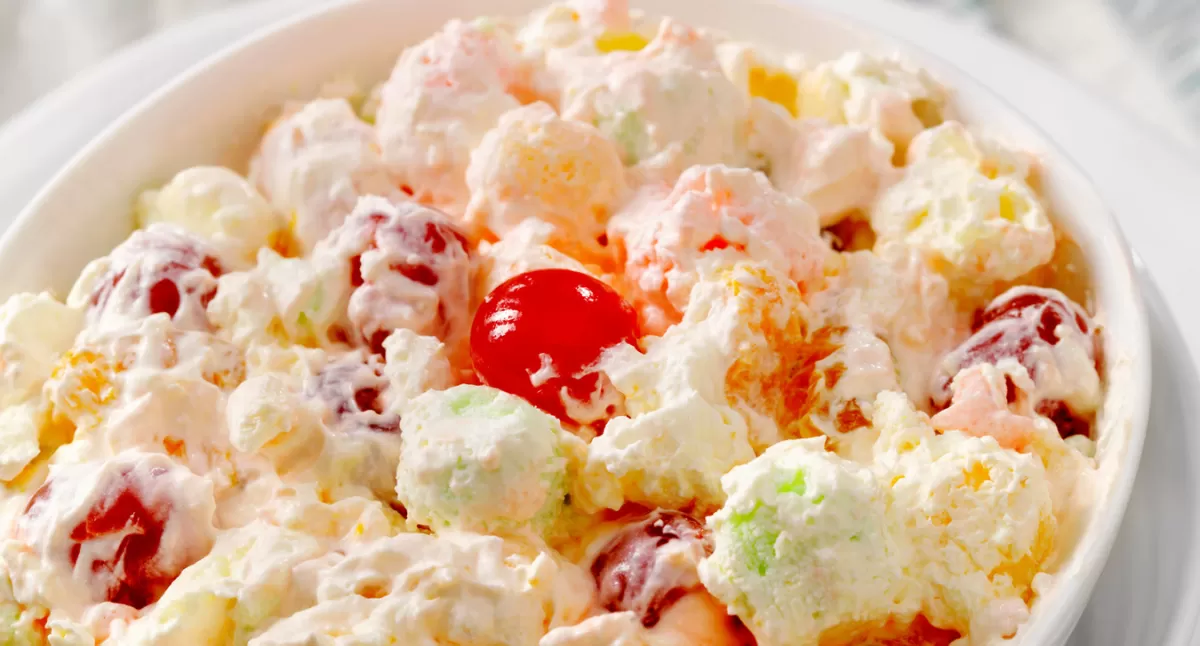 View Historical Creamy Fruit Slaw Gallery - Image 1 Historical Creamy Fruit Slaw