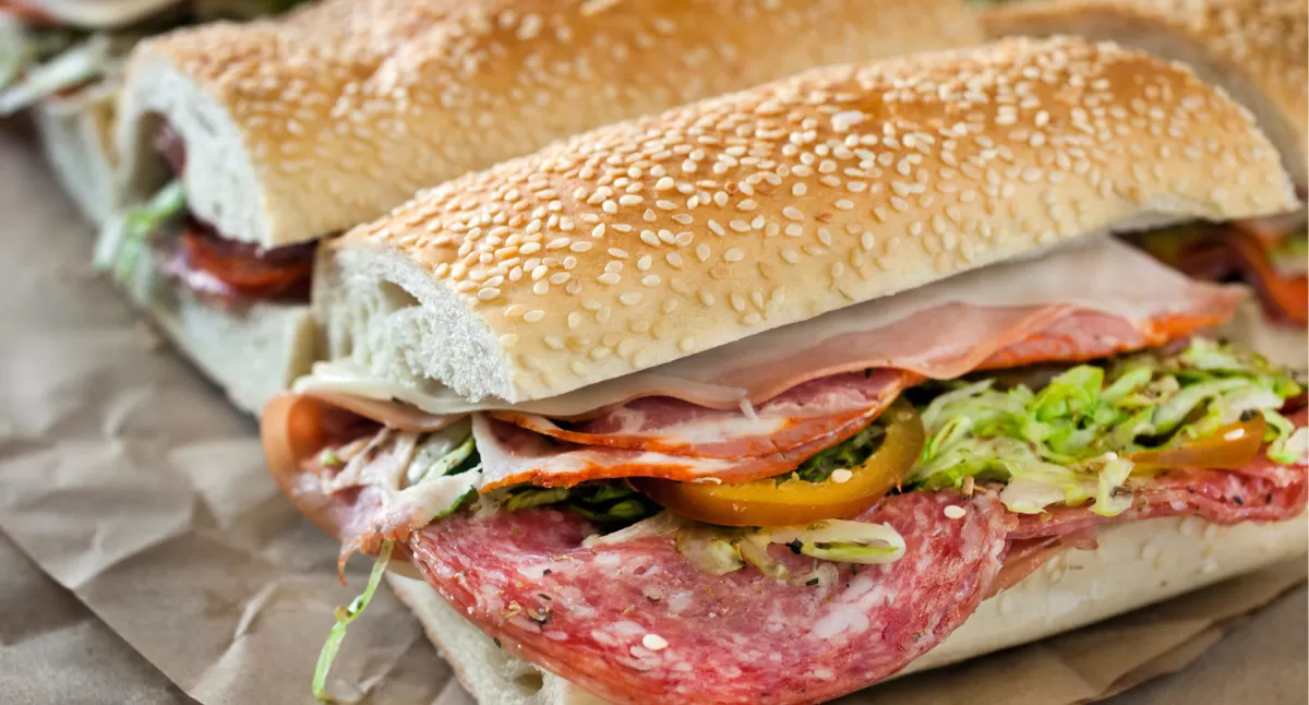 View Italian Grinder with Deli Slaw Gallery - Image 1 Italian Grinder with Deli Slaw