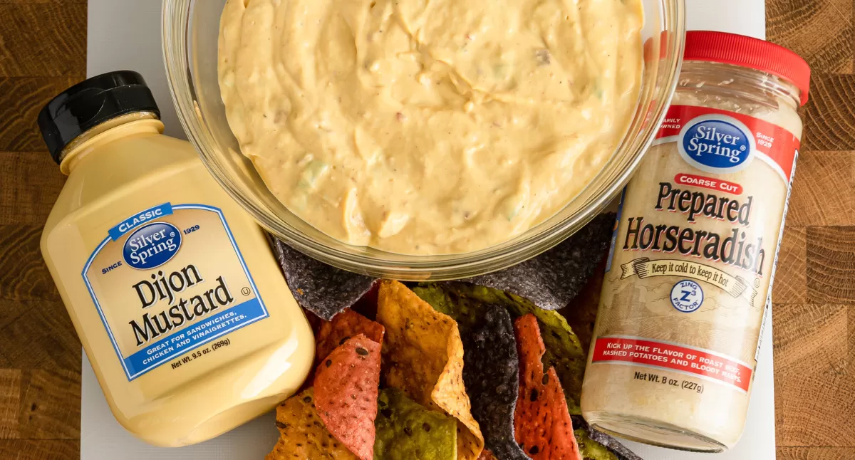 Dijon Cheddar Bacon Dip