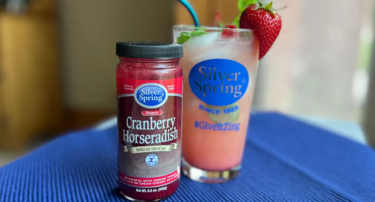 Cranberry Horseradish Sparkling Lemonade