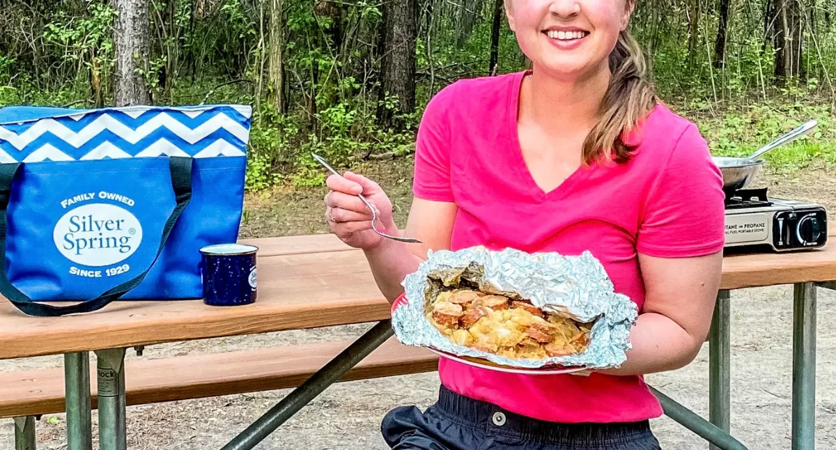 Campfire Kielbasa and Potato