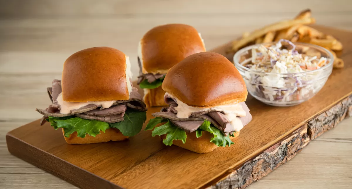 View Prime Rib Sliders Gallery - Image 1 Prime Rib Sliders