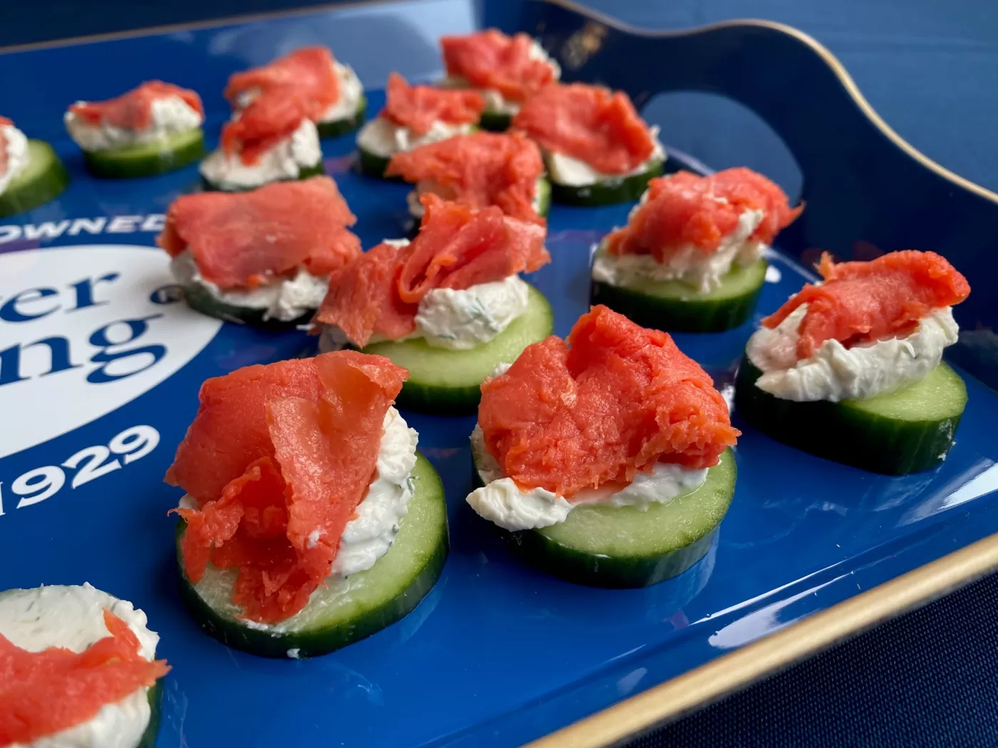 Salmon Cucumber Bites