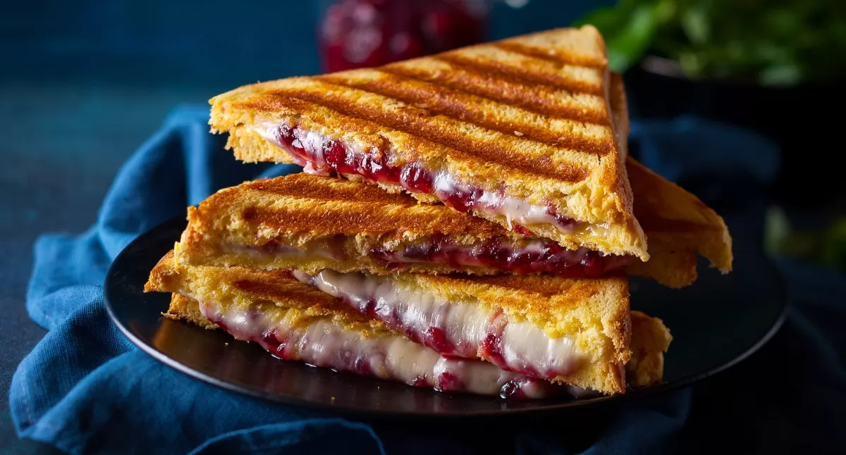 Cranberry Horseradish Grilled Cheese