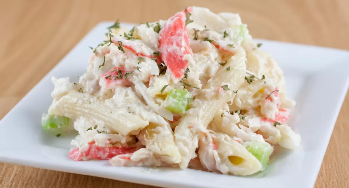 Seafood Pasta Salad with Tartar Sauce Silver Spring Foods